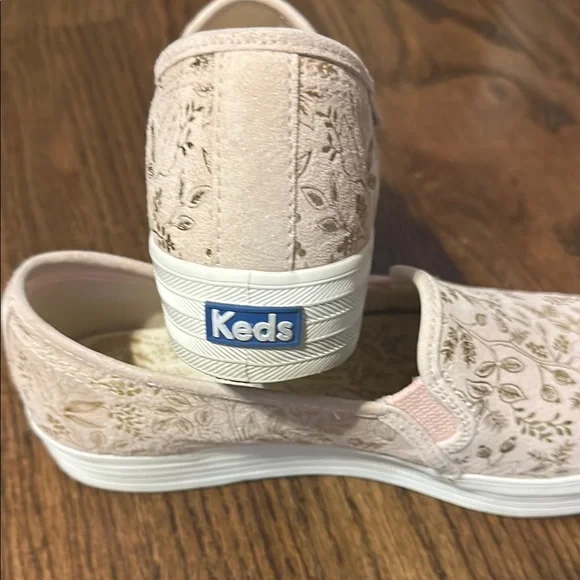 Keds Pink Rifle Paper Co. Pattern Slip-On Size 9 - Picture 5 of 7